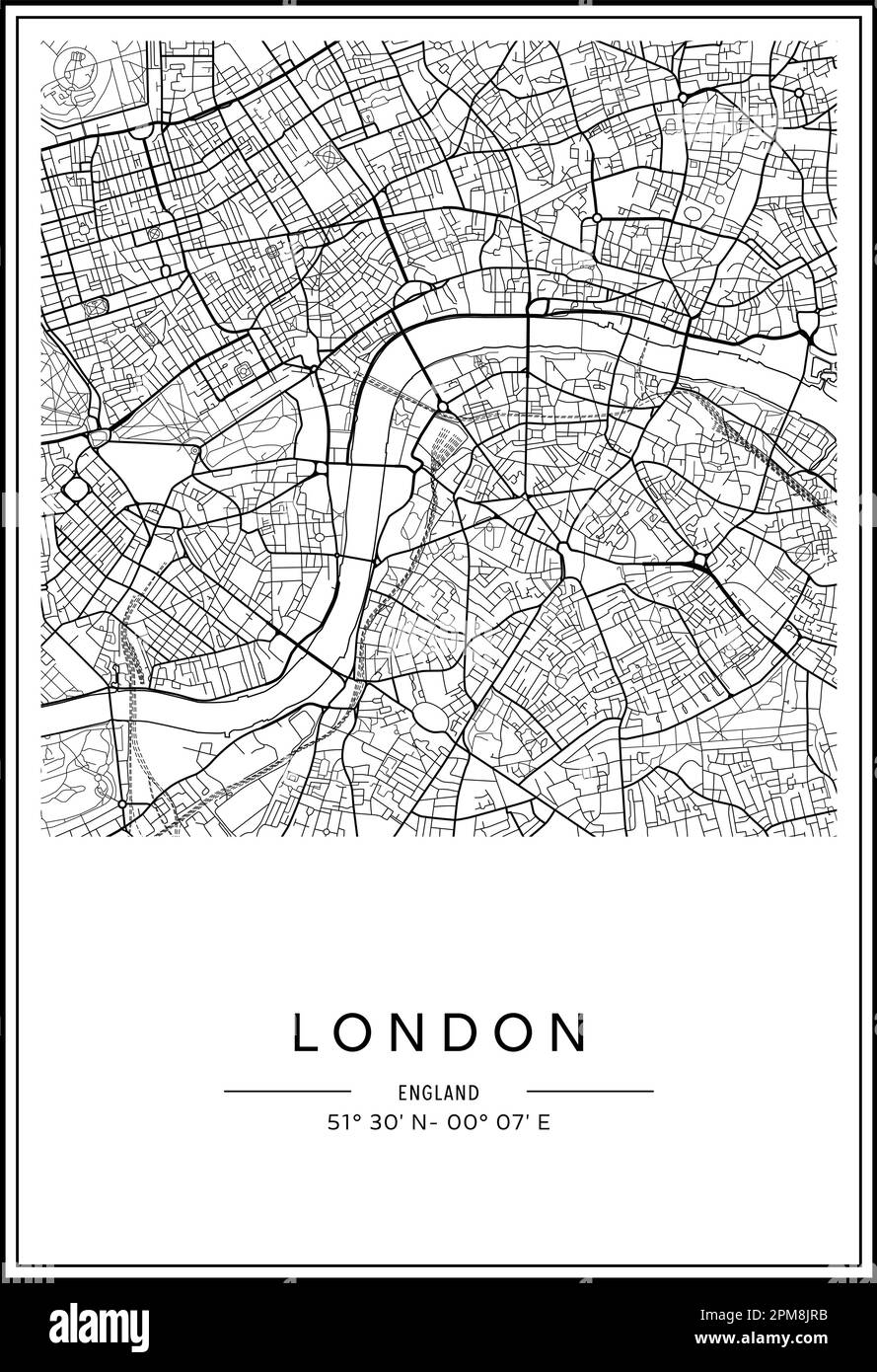 Black And White Printable London City Map Poster Design Vector Illistration Stock Vector Image Art Alamy Black And White Printable London City Map Poster Design Vector Illistration Stock Vector Image Art Alamy