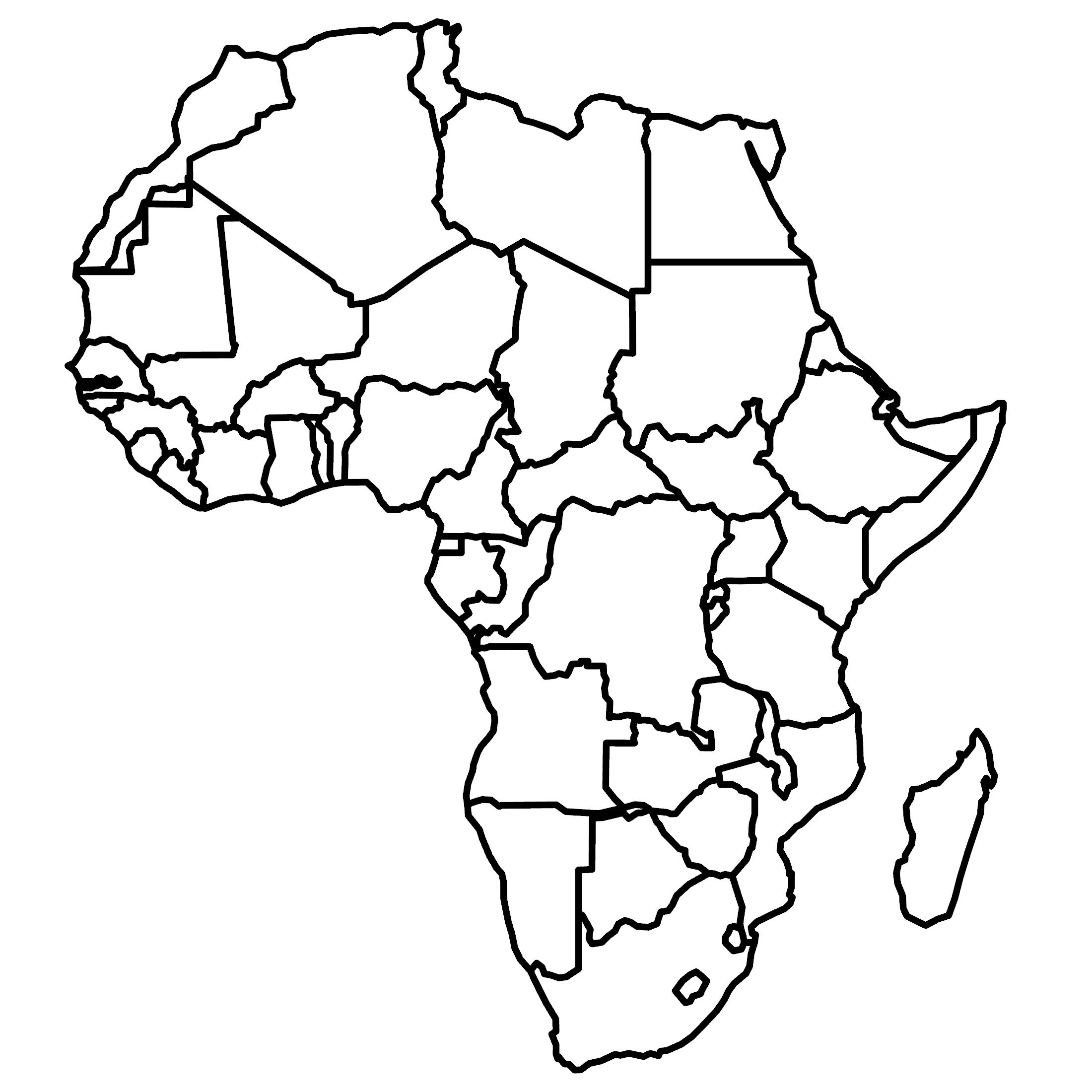 printable map of africa printable map of africa