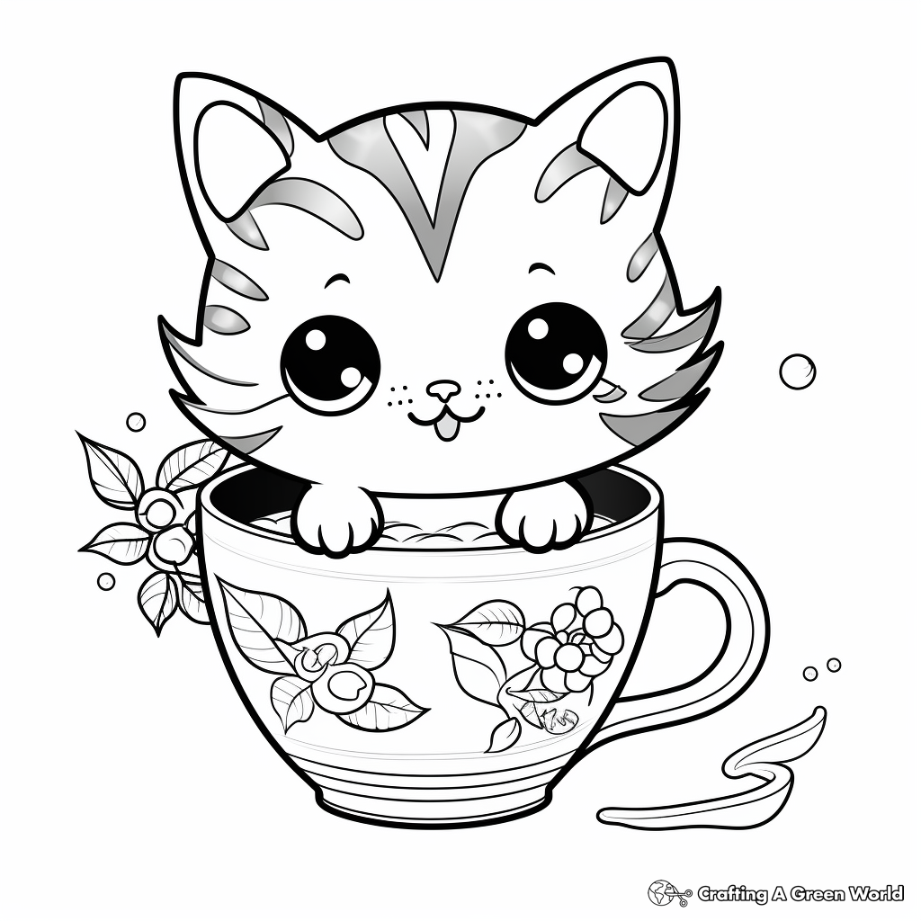 kitty coloring pages