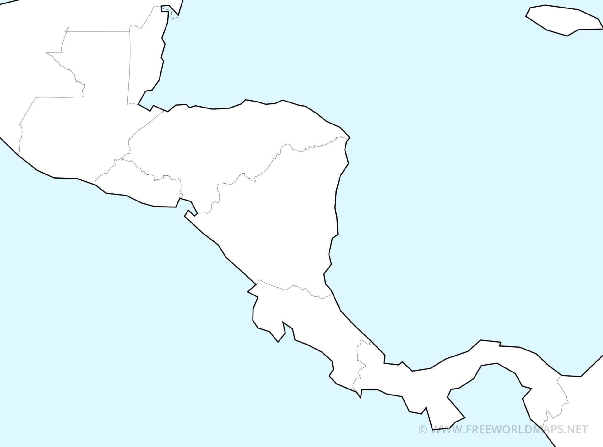 map of central america printable map of central america printable