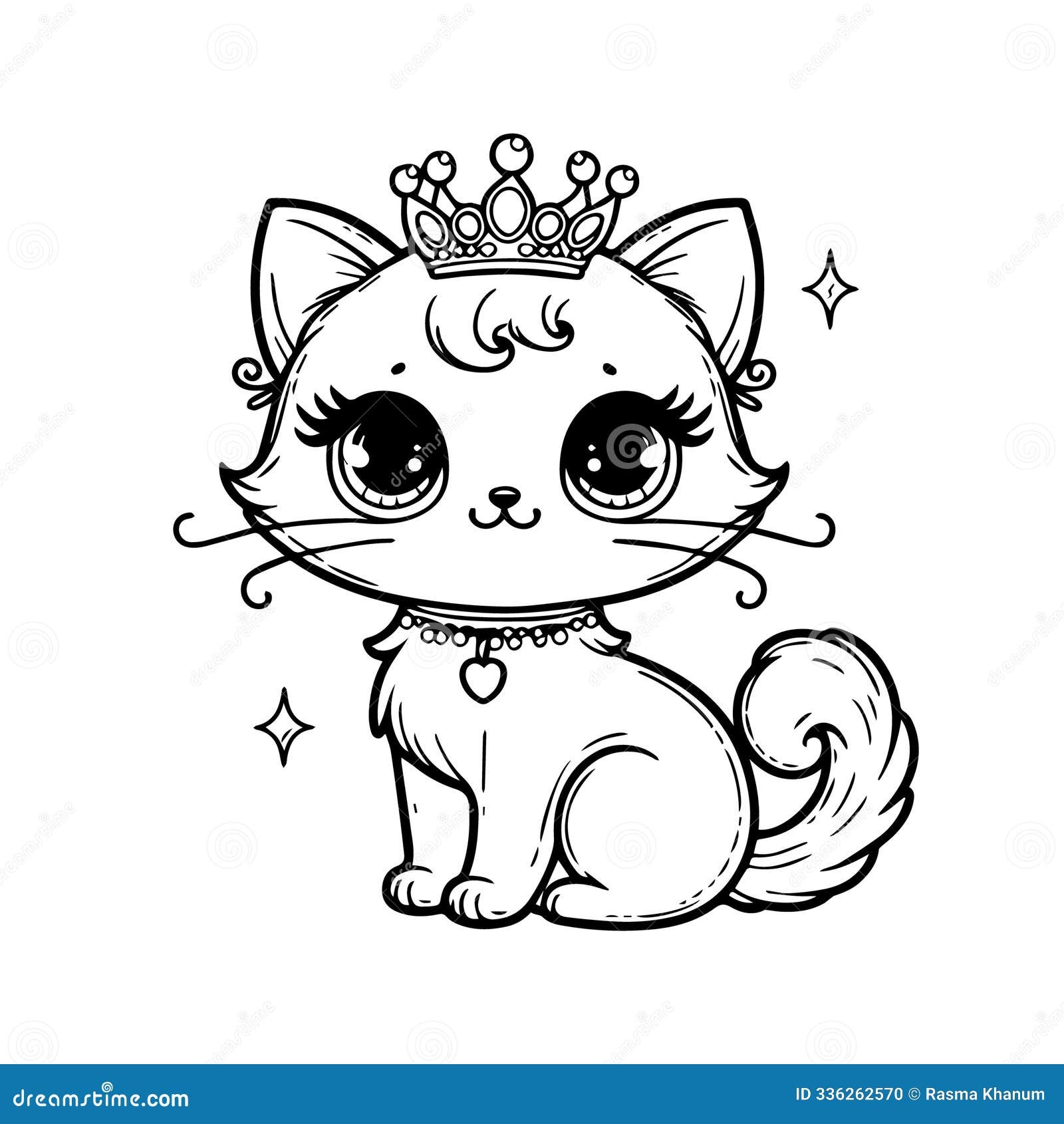 cat coloring page
