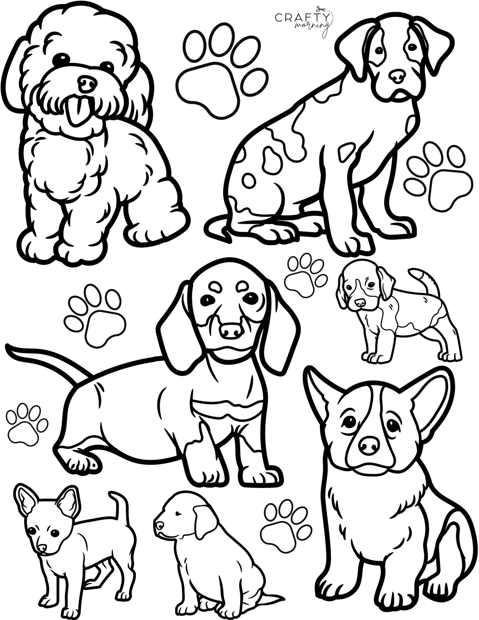 dog coloring pages