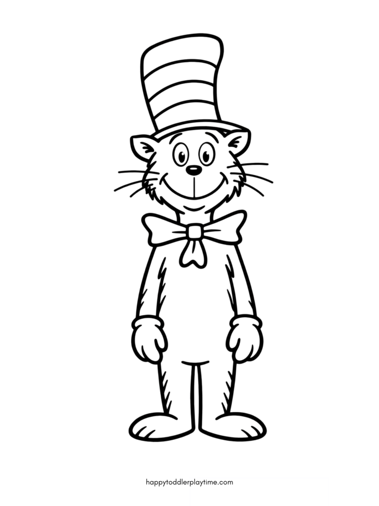 Dr Seuss Coloring Pages Free Printable Happy Toddler Playtime