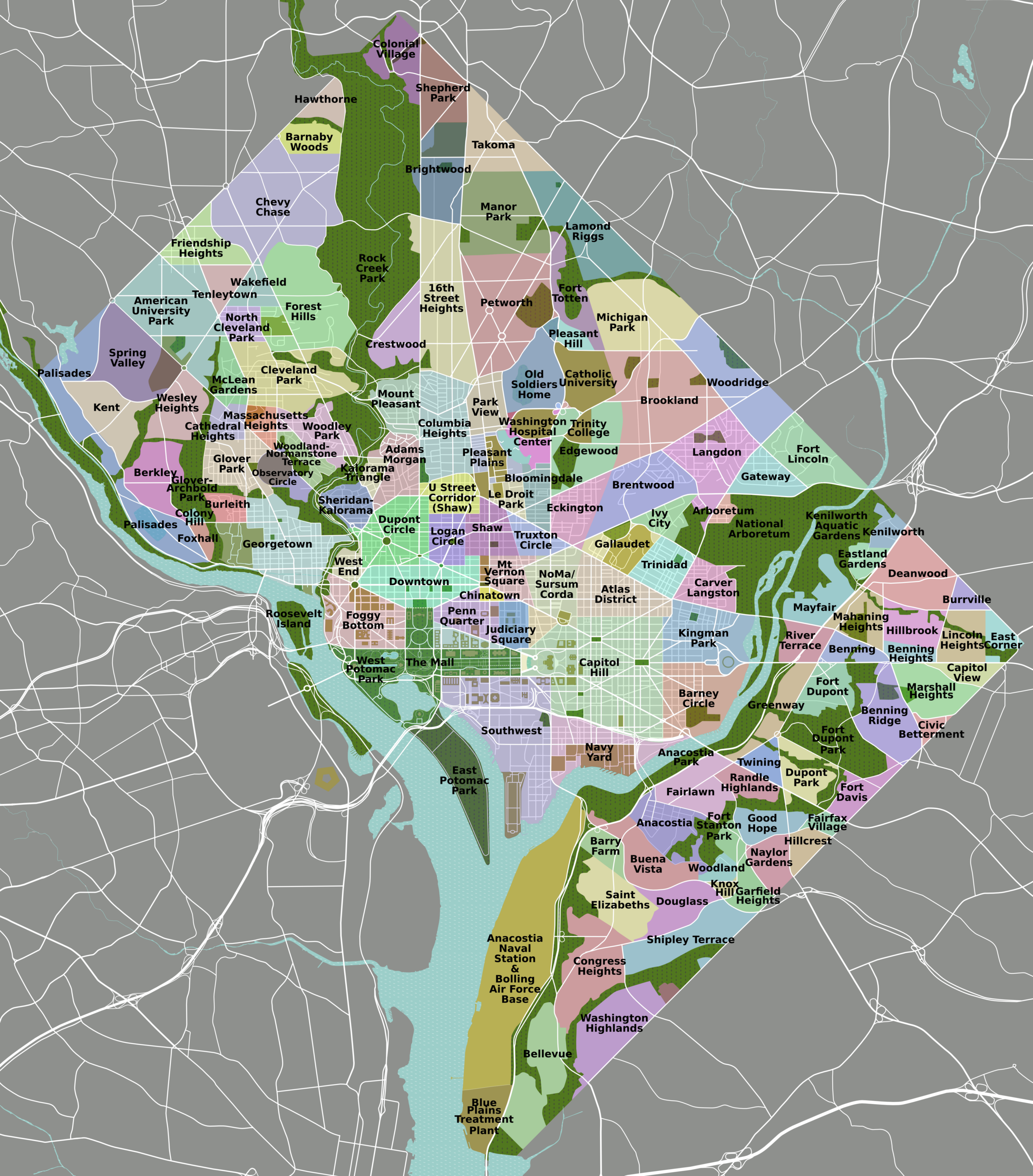 printable map of washington dc printable map of washington dc