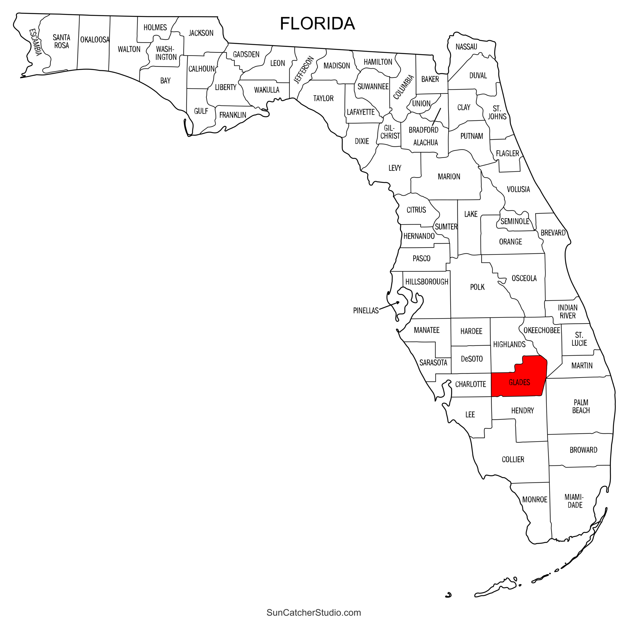Florida County Map Printable State Map With County Lines Free Printables Lettering SVG Files Tools Apps Florida County Map Printable State Map With County Lines Free Printables Lettering SVG Files Tools Apps