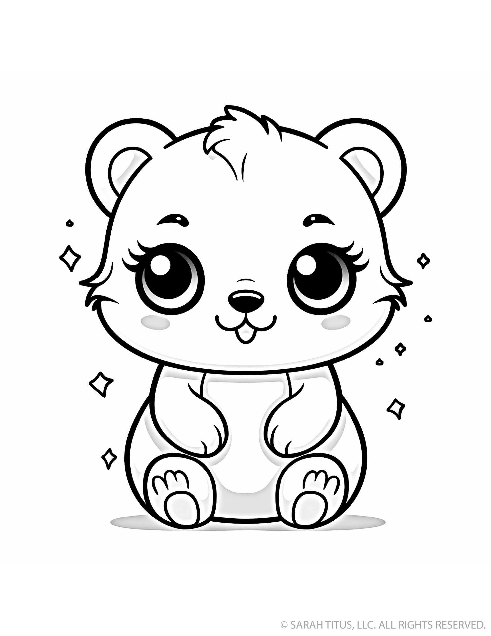 cute animals coloring pages