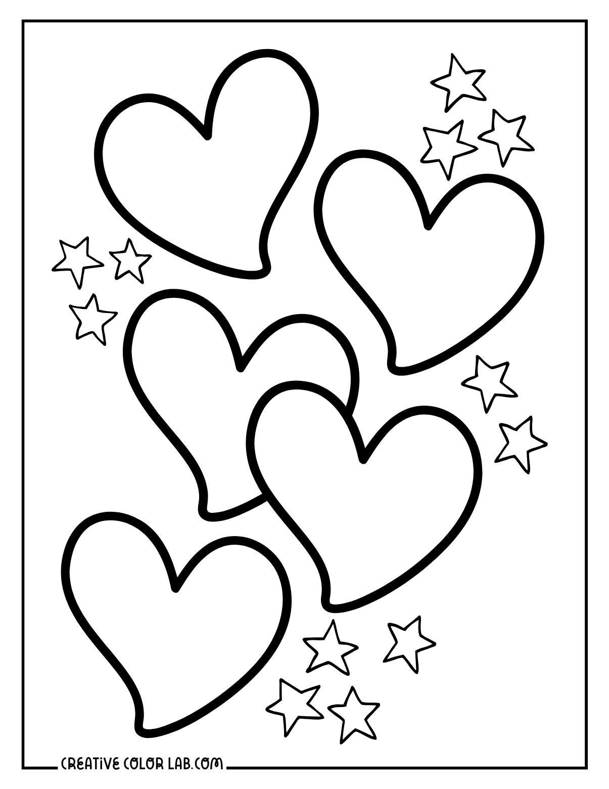 Free Heart Coloring Pages Printable PDFs Free Heart Coloring Pages Printable PDFs