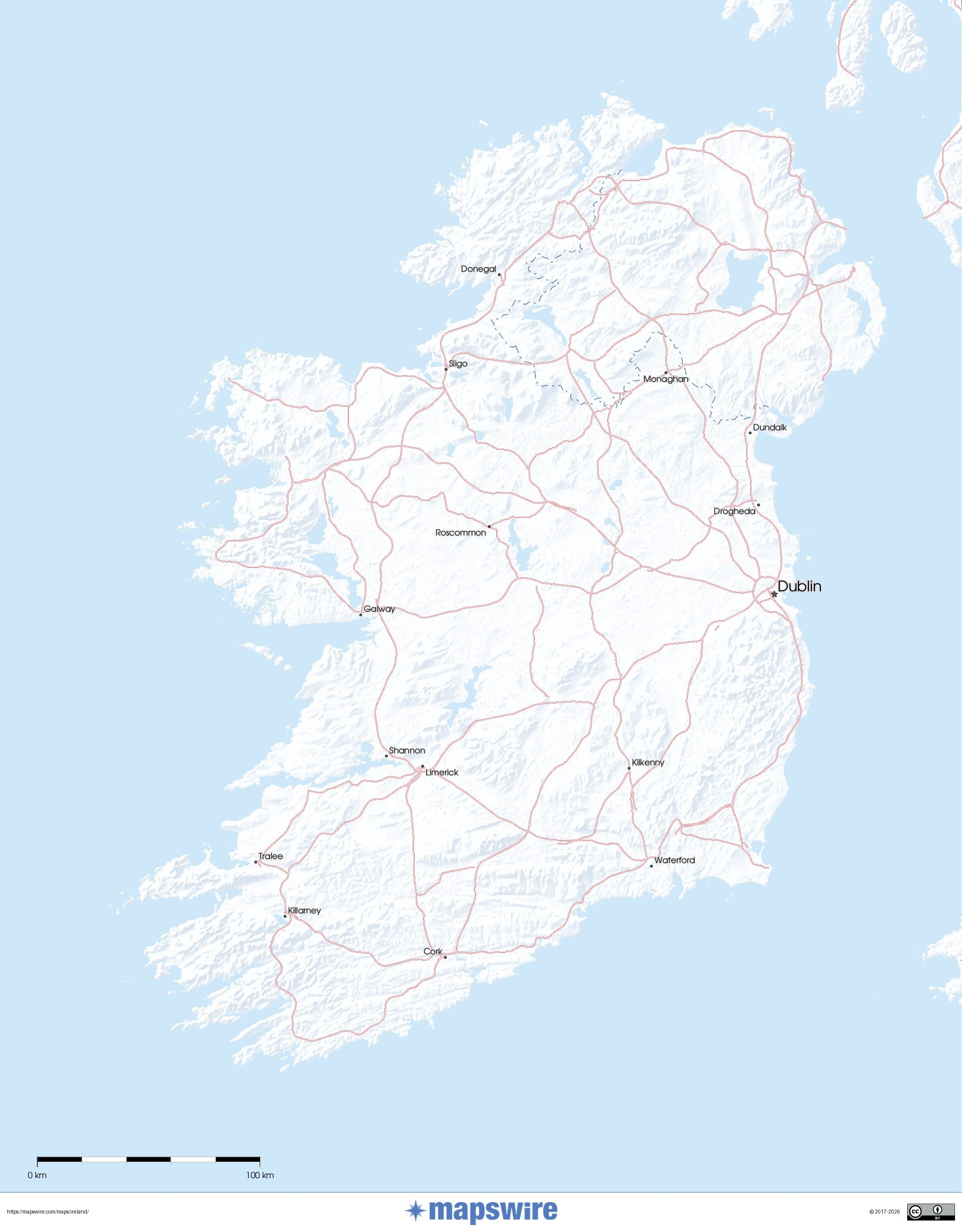 Free Maps Of Ireland Mapswire Free Maps Of Ireland Mapswire