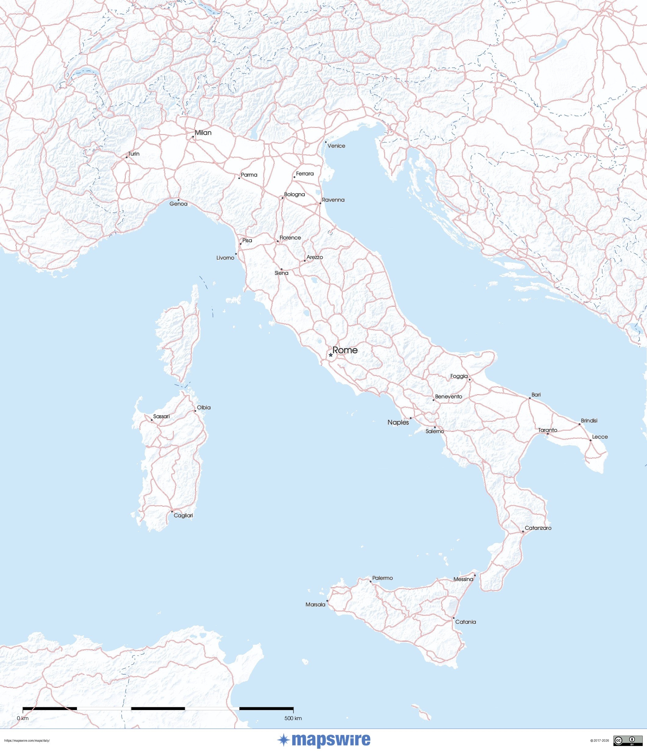 Free Maps Of Italy Mapswire Free Maps Of Italy Mapswire