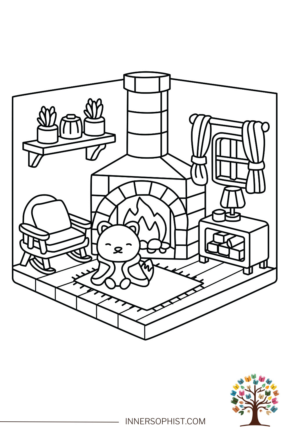 cozy coloring pages