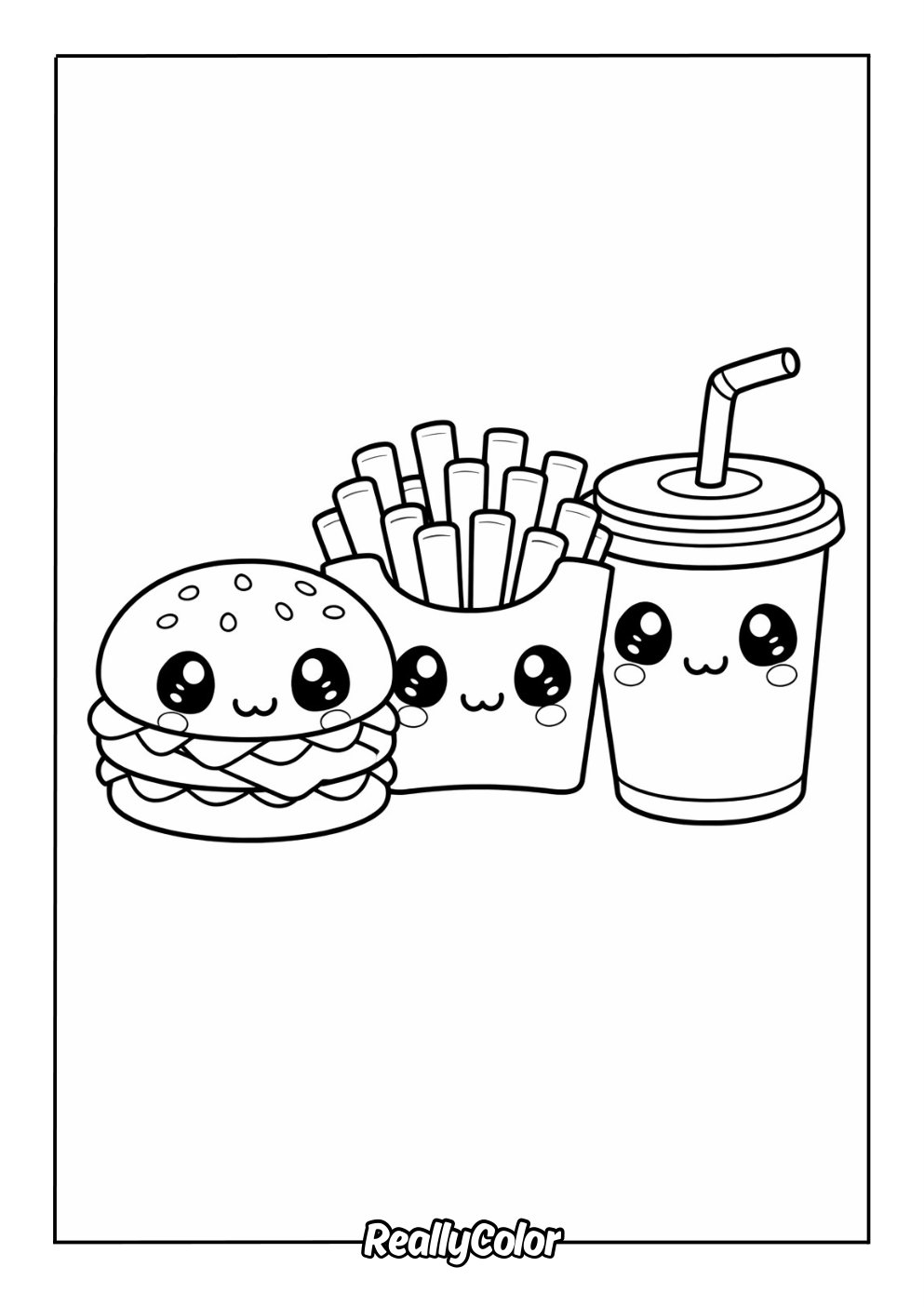 Free Printable Kawaii Coloring Pages