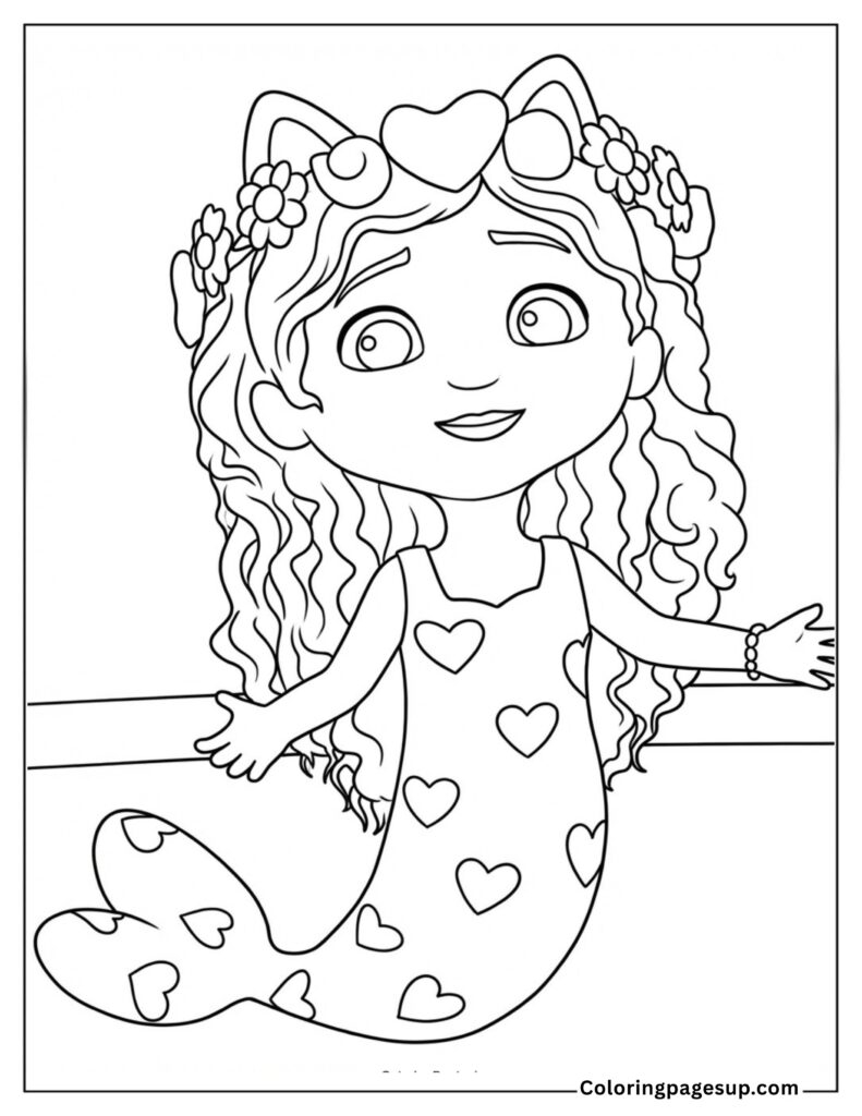 gabby dollhouse coloring pages gabby dollhouse coloring pages