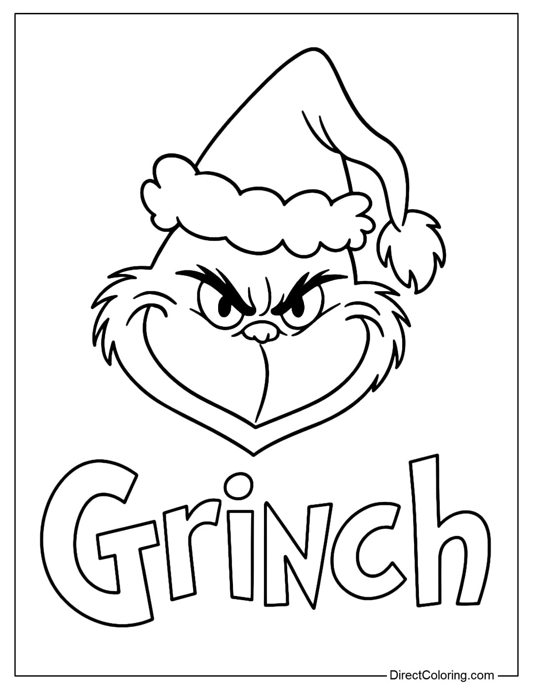 Grinch Coloring Pages Free PDF To Download And Print Grinch Coloring Pages Free PDF To Download And Print