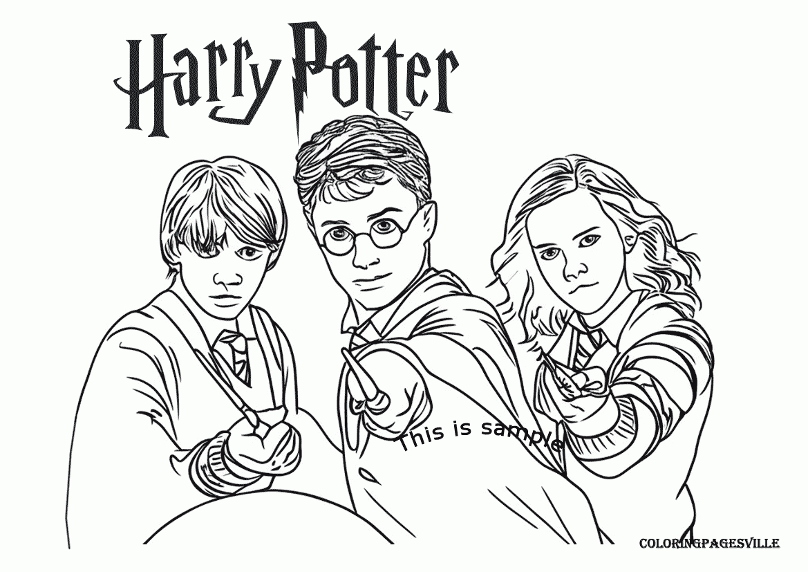 Harry Potter Coloring Pages