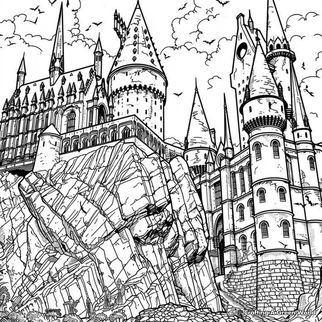 Harry Potter For Adults Coloring Pages Free Printable 