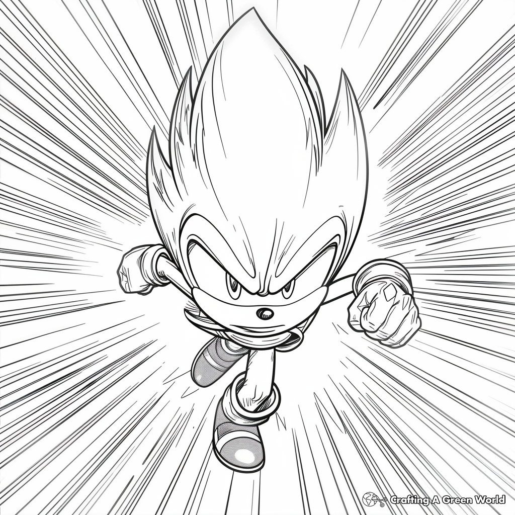 super sonic coloring pages super sonic coloring pages