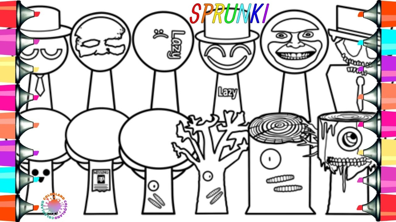 Incredibox SPRUNKI Coloring Pages Black Vs Mr Tree Phases 1 2 3 4 5 6 NCS Music YouTube Incredibox SPRUNKI Coloring Pages Black Vs Mr Tree Phases 1 2 3 4 5 6 NCS Music YouTube