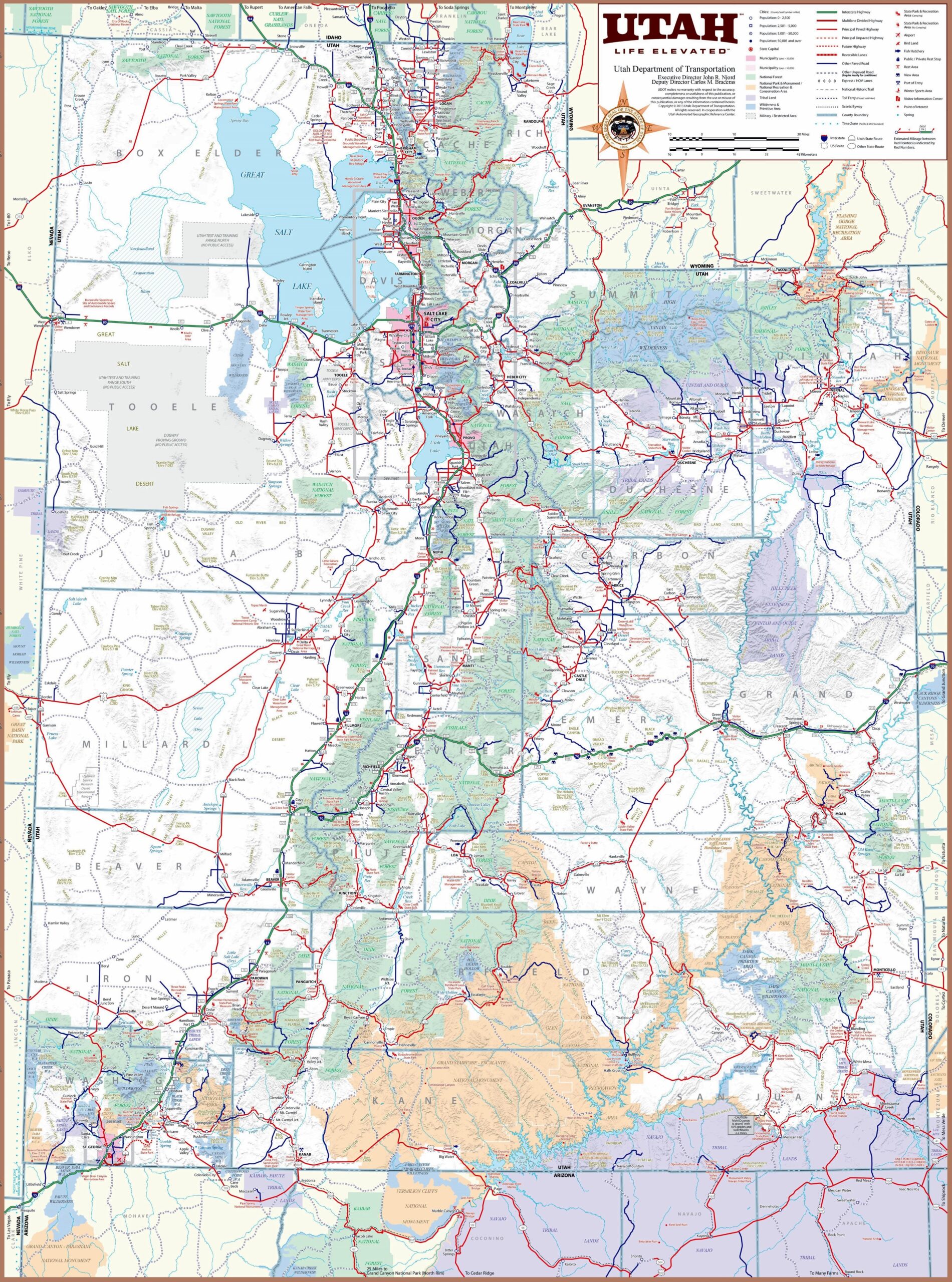 Large Utah Maps For Free Download And Print High Resolution And Detailed Maps Large Utah Maps For Free Download And Print High Resolution And Detailed Maps