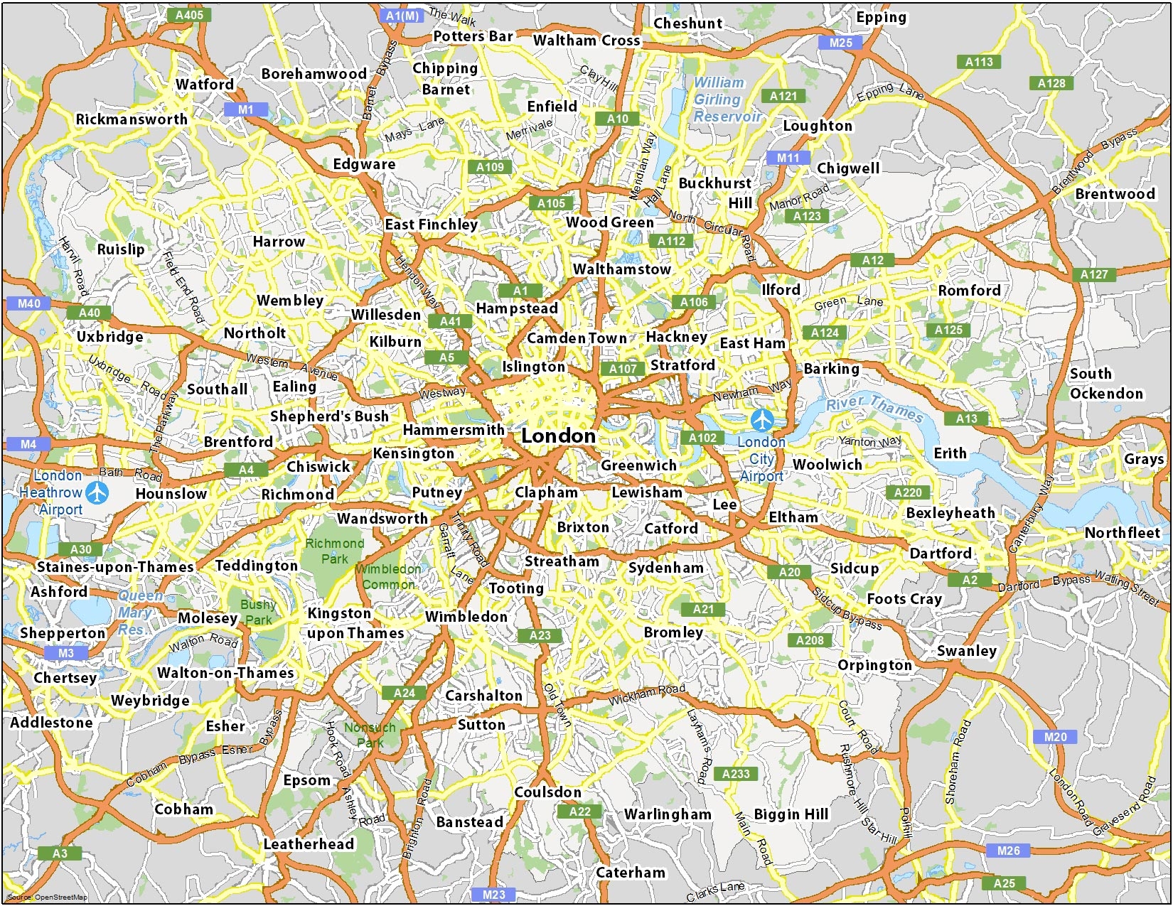 Map Of London England GIS Geography Map Of London England GIS Geography