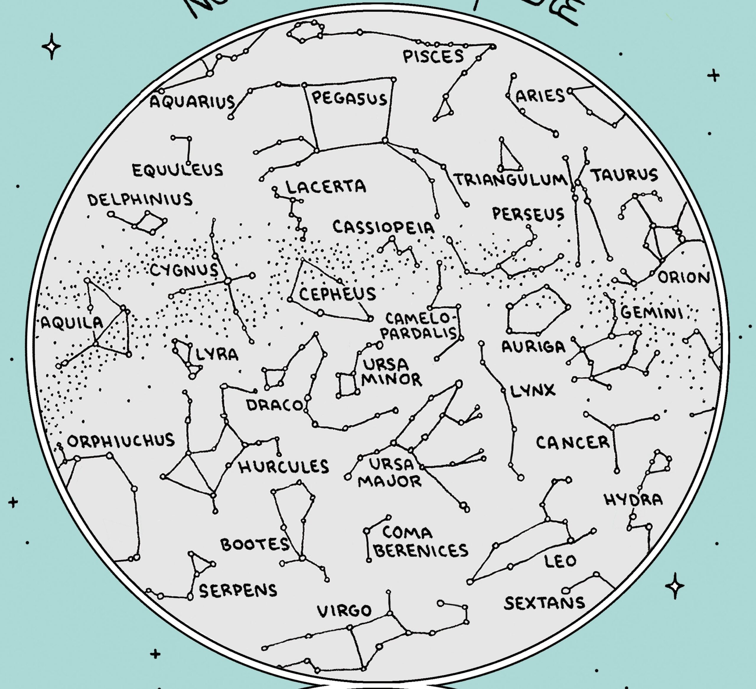printable star map