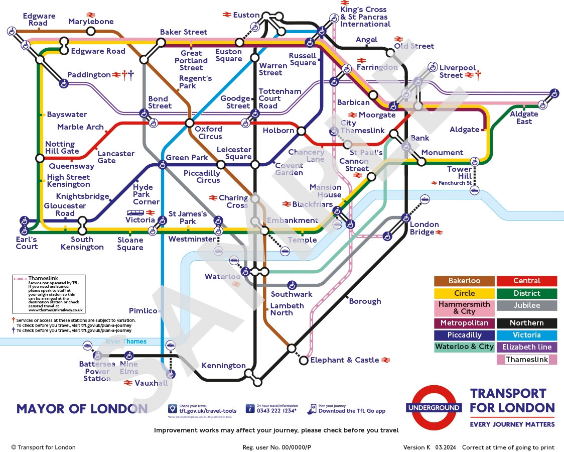 tube map london printable