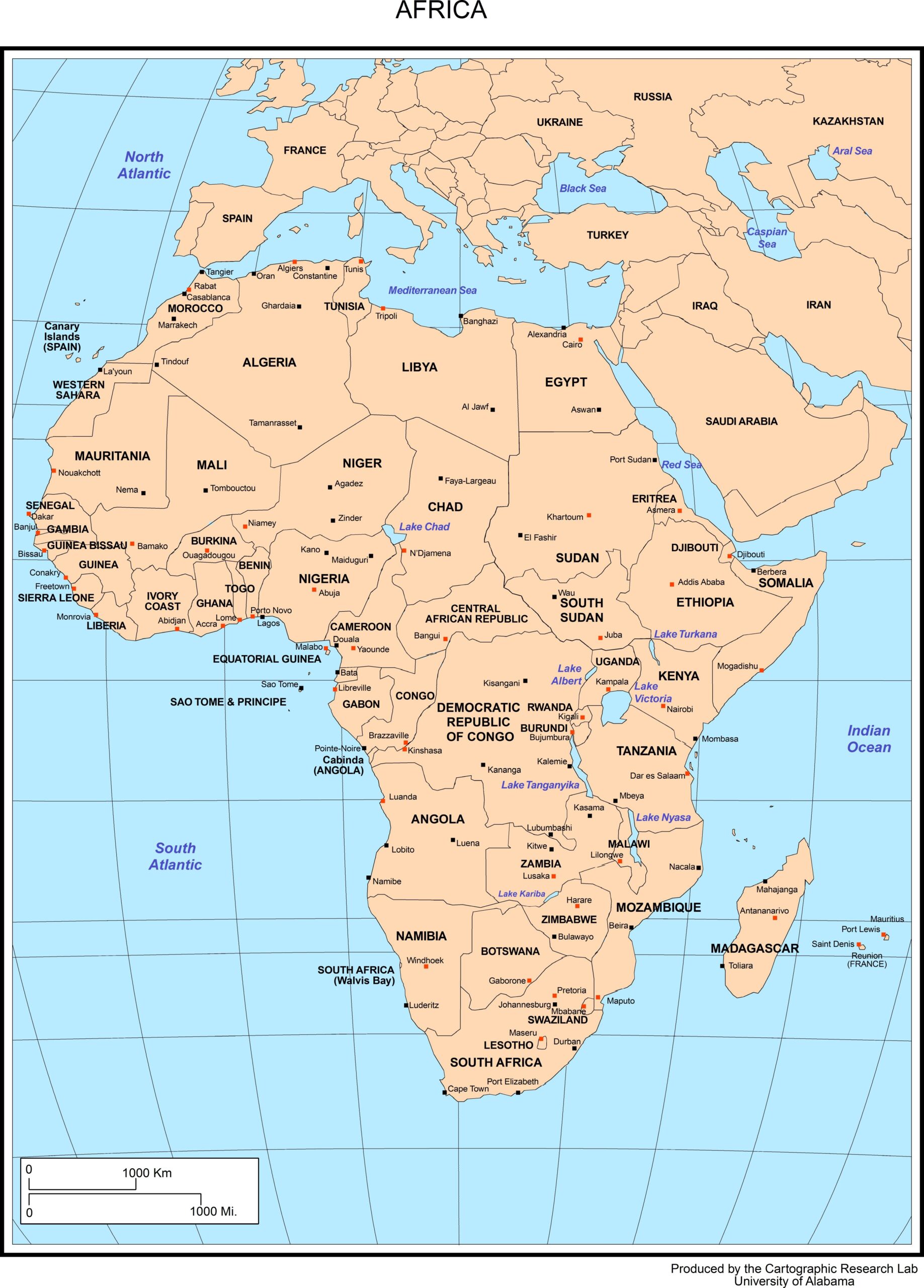 Maps Of Africa Maps Of Africa