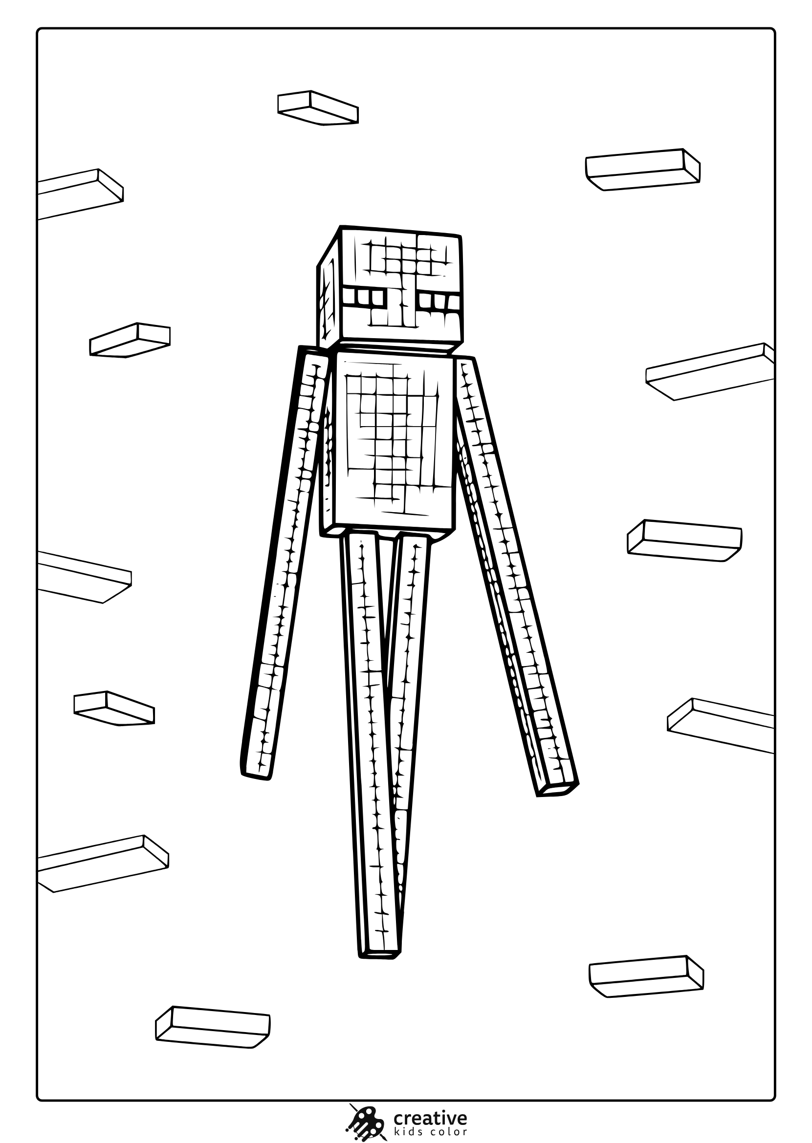 Minecraft Coloring Pages 40 Free Printable PDFs Minecraft Coloring Pages 40 Free Printable PDFs