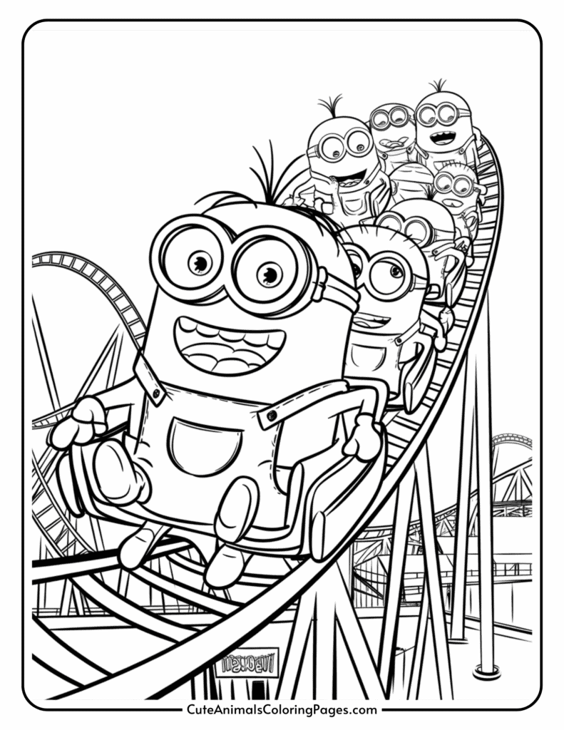 minions coloring pages