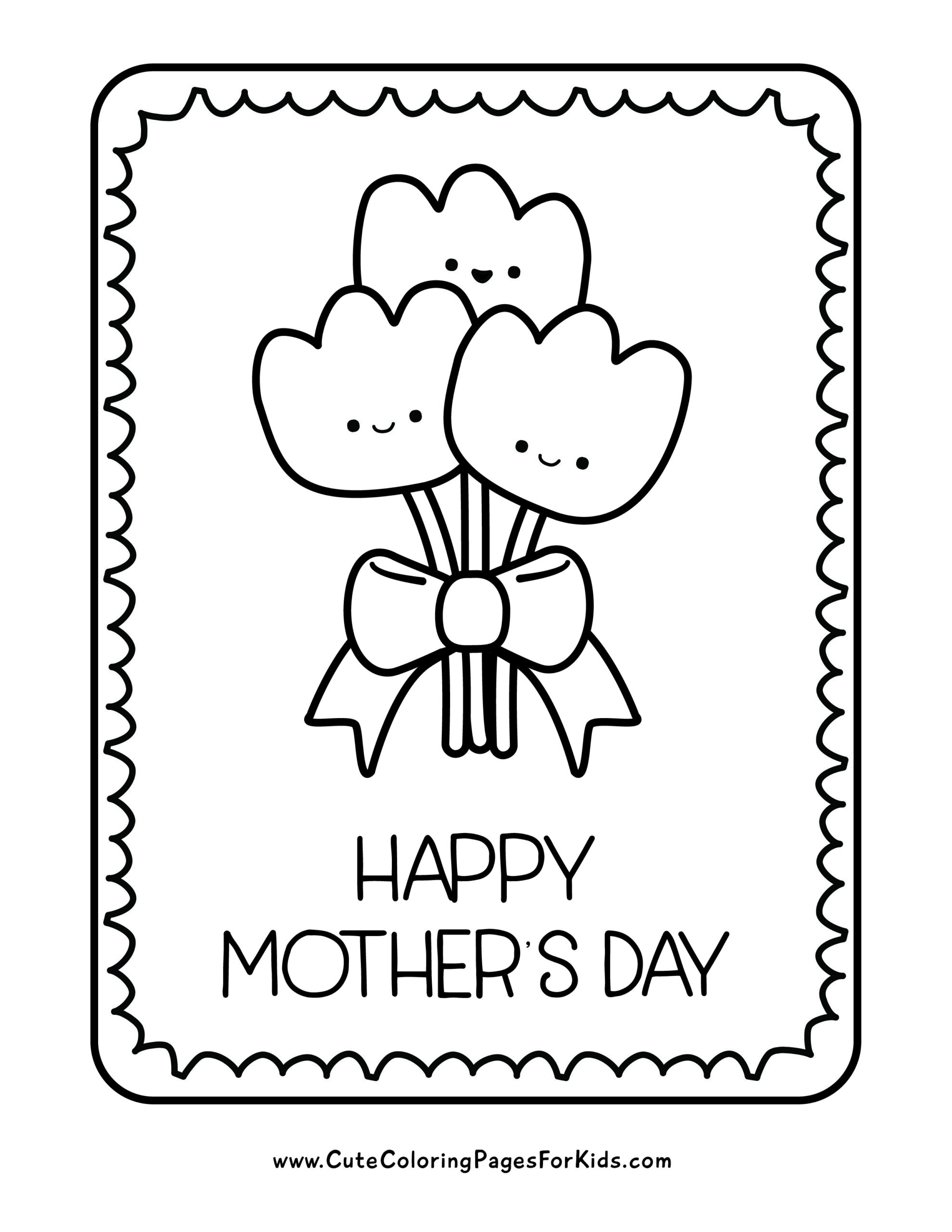 mothers day coloring pages mothers day coloring pages