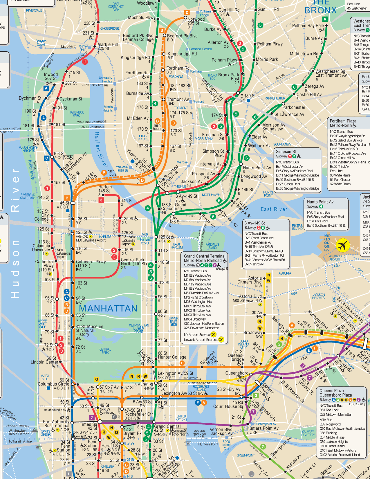 Nyc Subway Map Hi Res Nyc Subway Map Hi Res