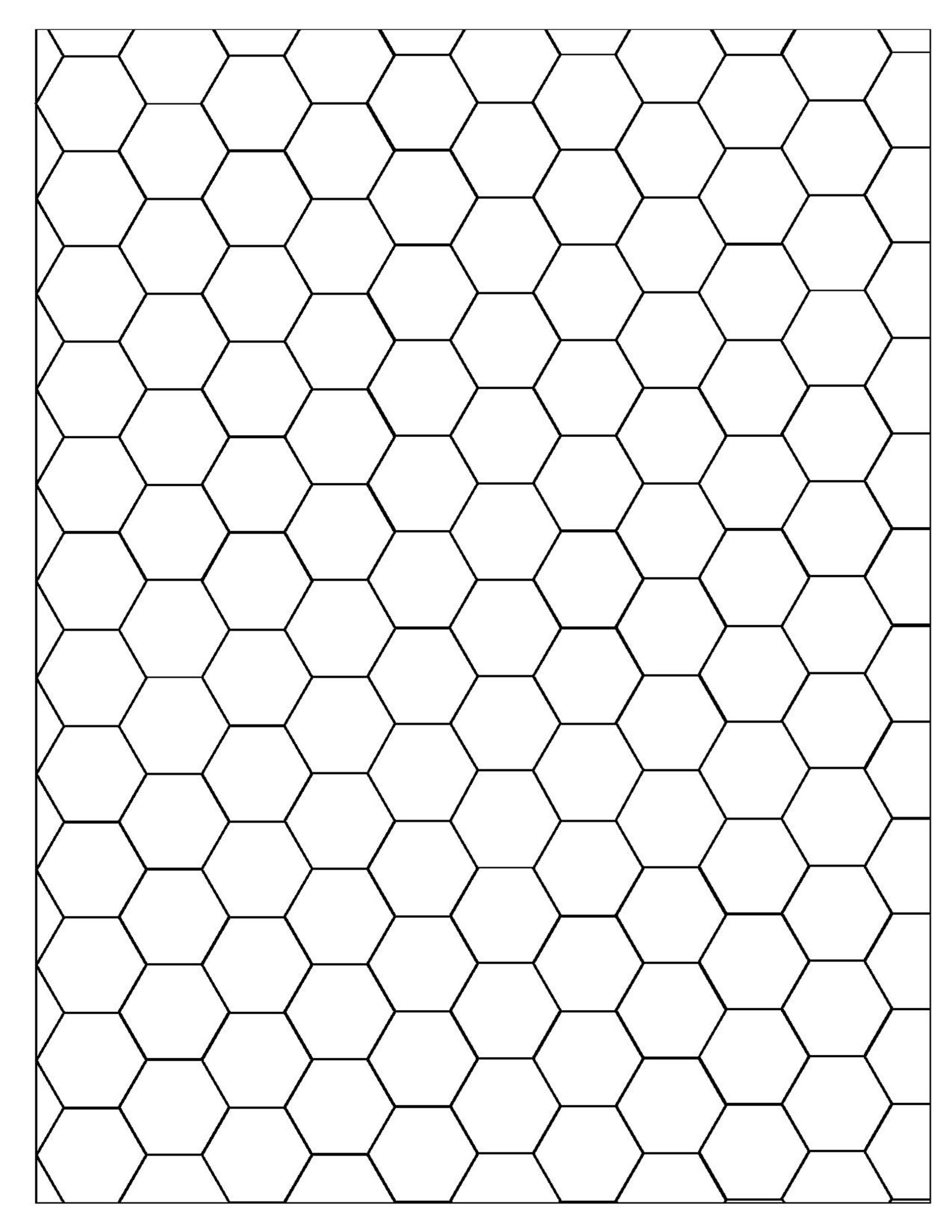 One Inch Hex Graph Paper Etsy One Inch Hex Graph Paper Etsy