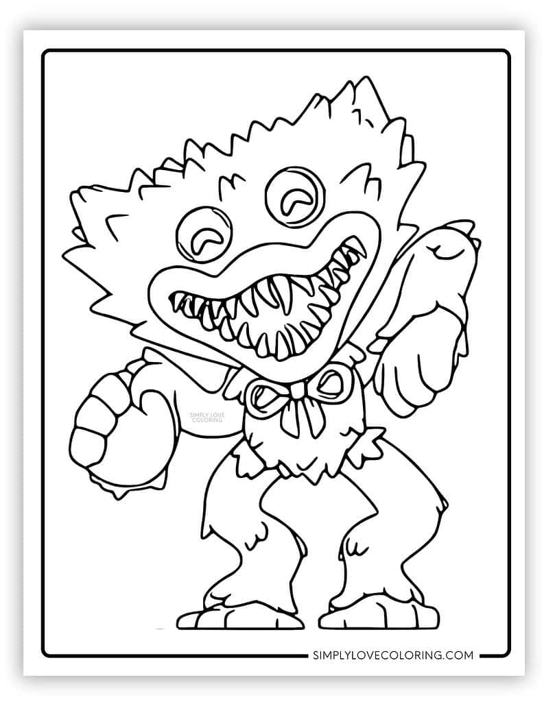 Poppy Playtime Coloring Pages Free PDF Printables Simply Love Coloring Poppy Playtime Coloring Pages Free PDF Printables Simply Love Coloring