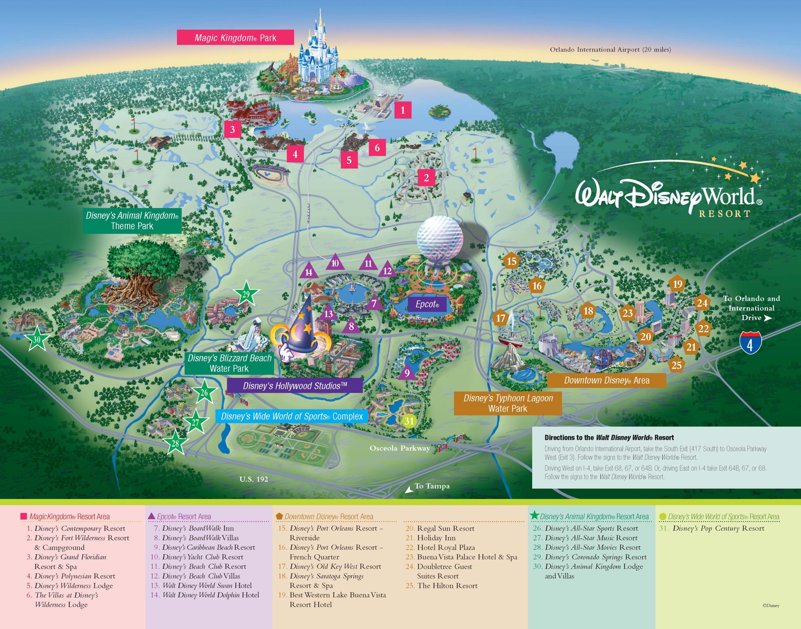 wdw maps printable