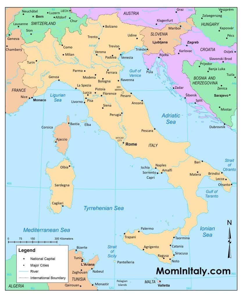 printable map of italy with cities printable map of italy with cities