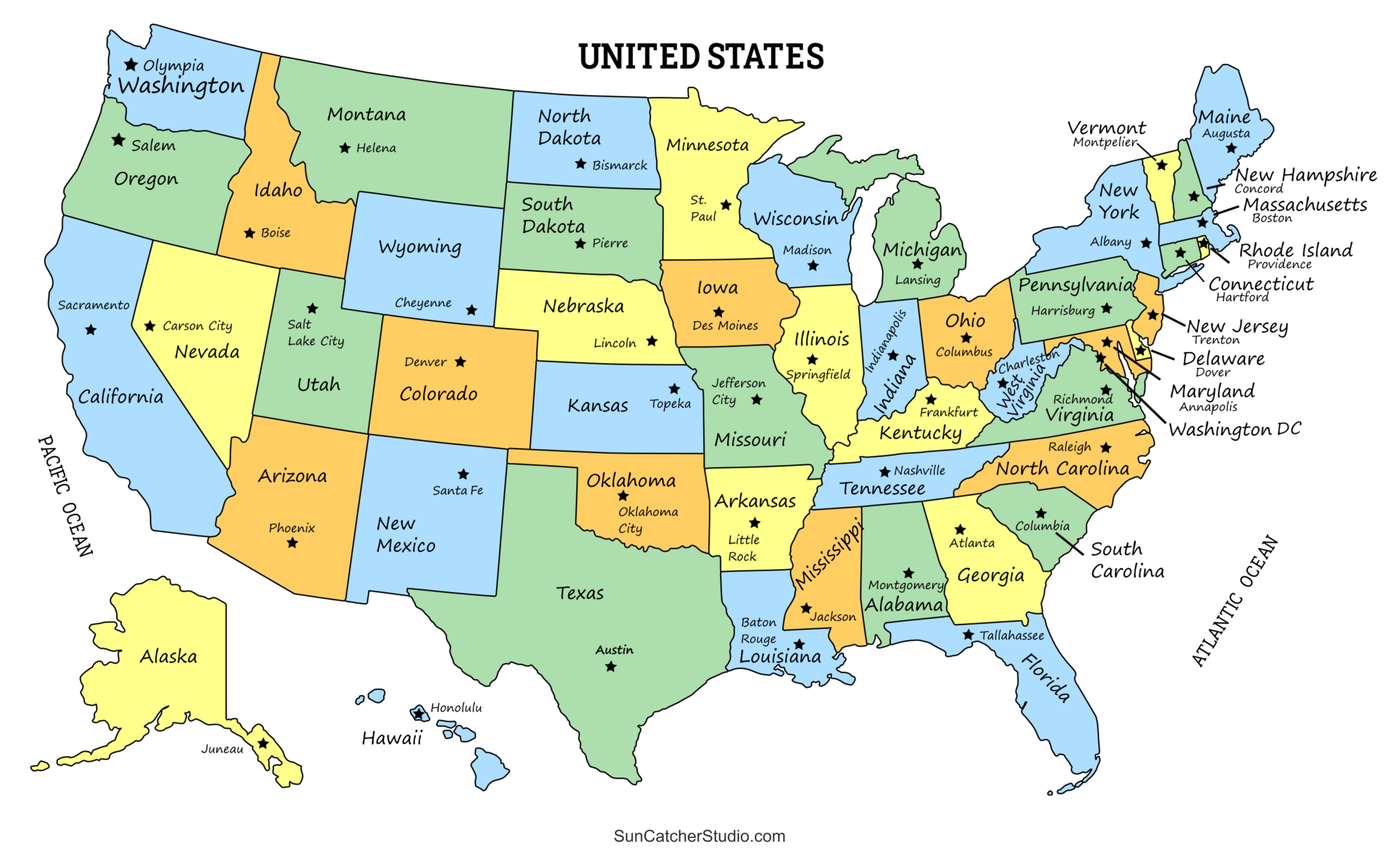 Printable US Maps With States USA United States America Free Printables Lettering SVG Files Tools Apps Printable US Maps With States USA United States America Free Printables Lettering SVG Files Tools Apps
