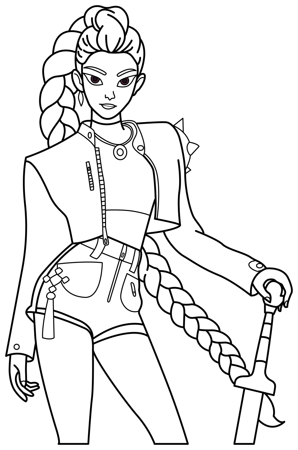 Rumi Coloring Pages 2 Free Printable Sheets