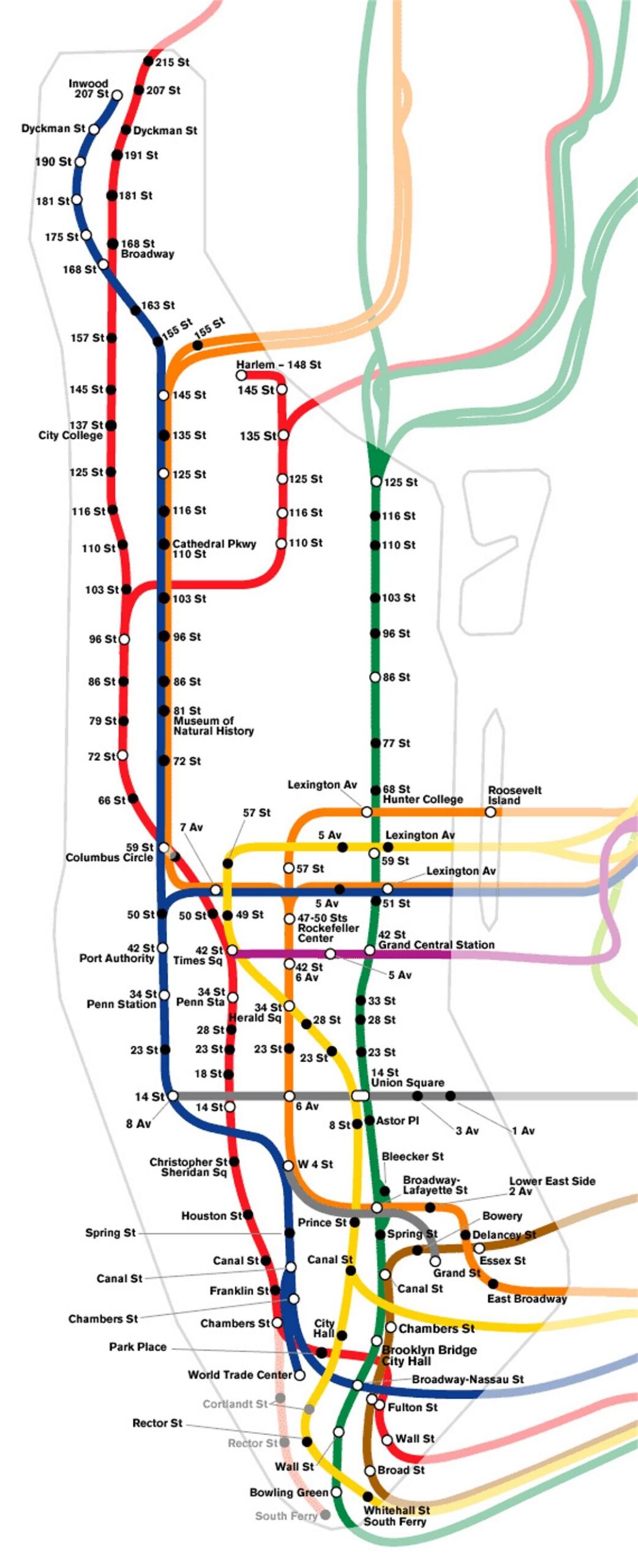 printable new york subway map printable new york subway map
