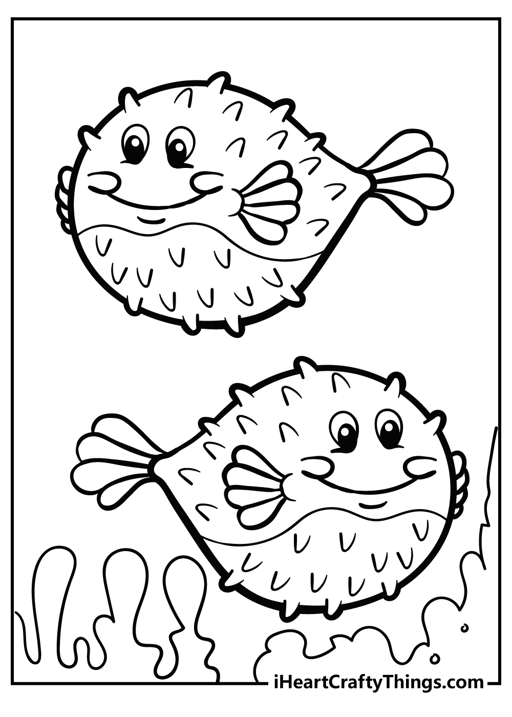 coloring page of ocean animals coloring page of ocean animals