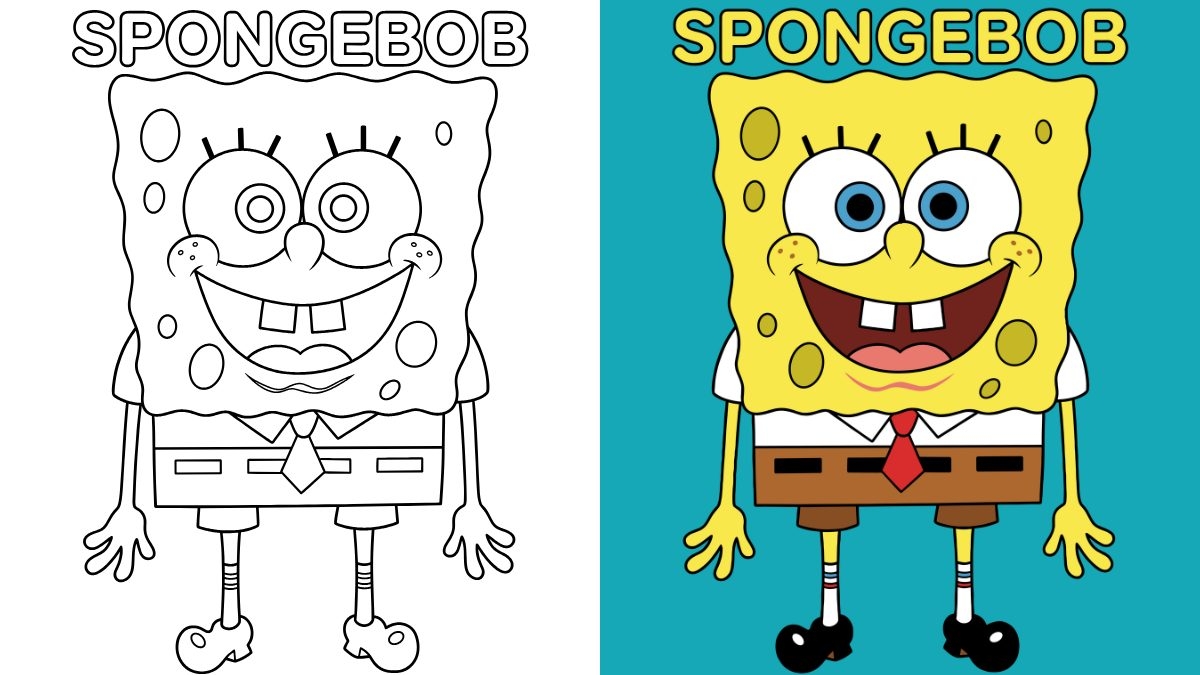 SpongeBob Coloring Pages 52 Free Printable PDFs 