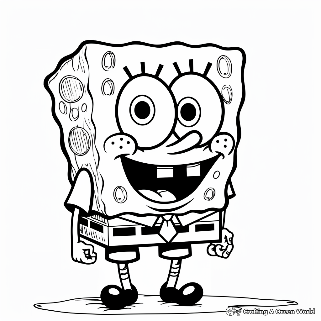 coloring pages spongebob