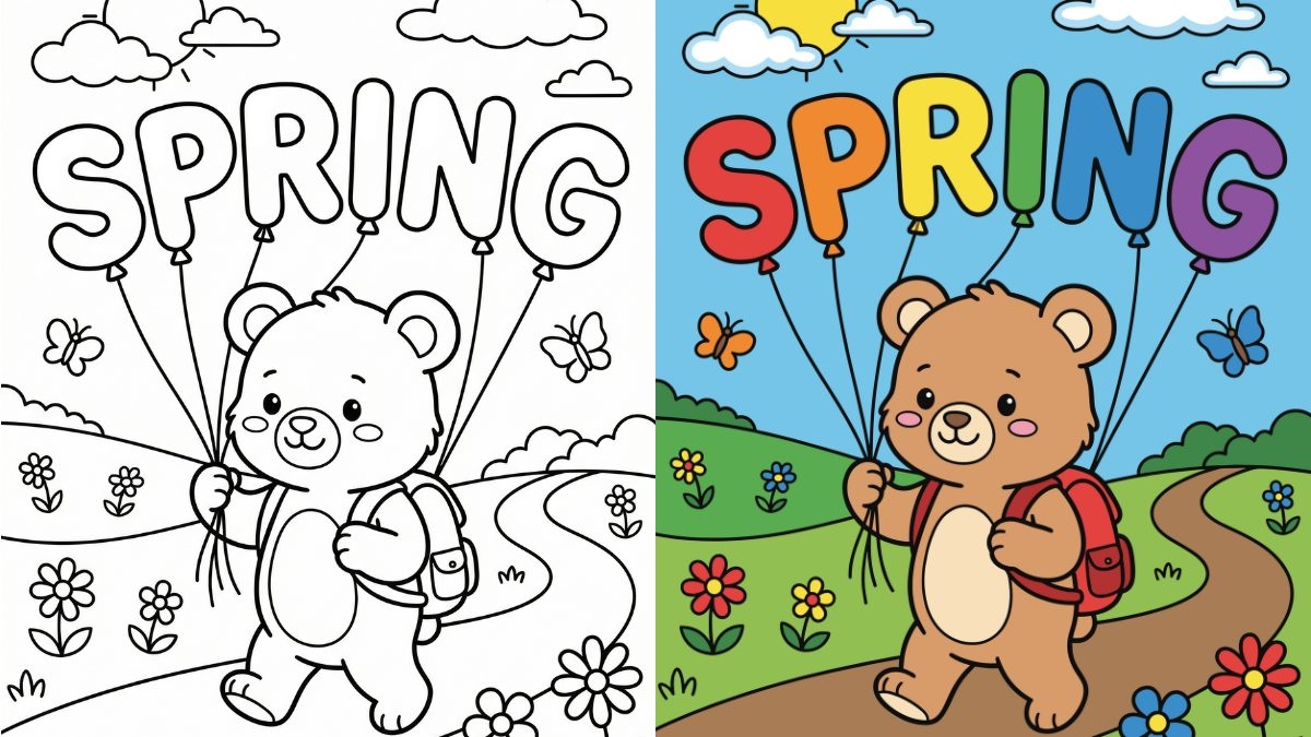 Spring Coloring Pages 42 Free Printable PDFs 