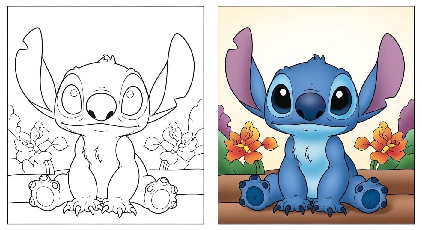 Stitch Coloring Pages How To Find The Best Free Prints