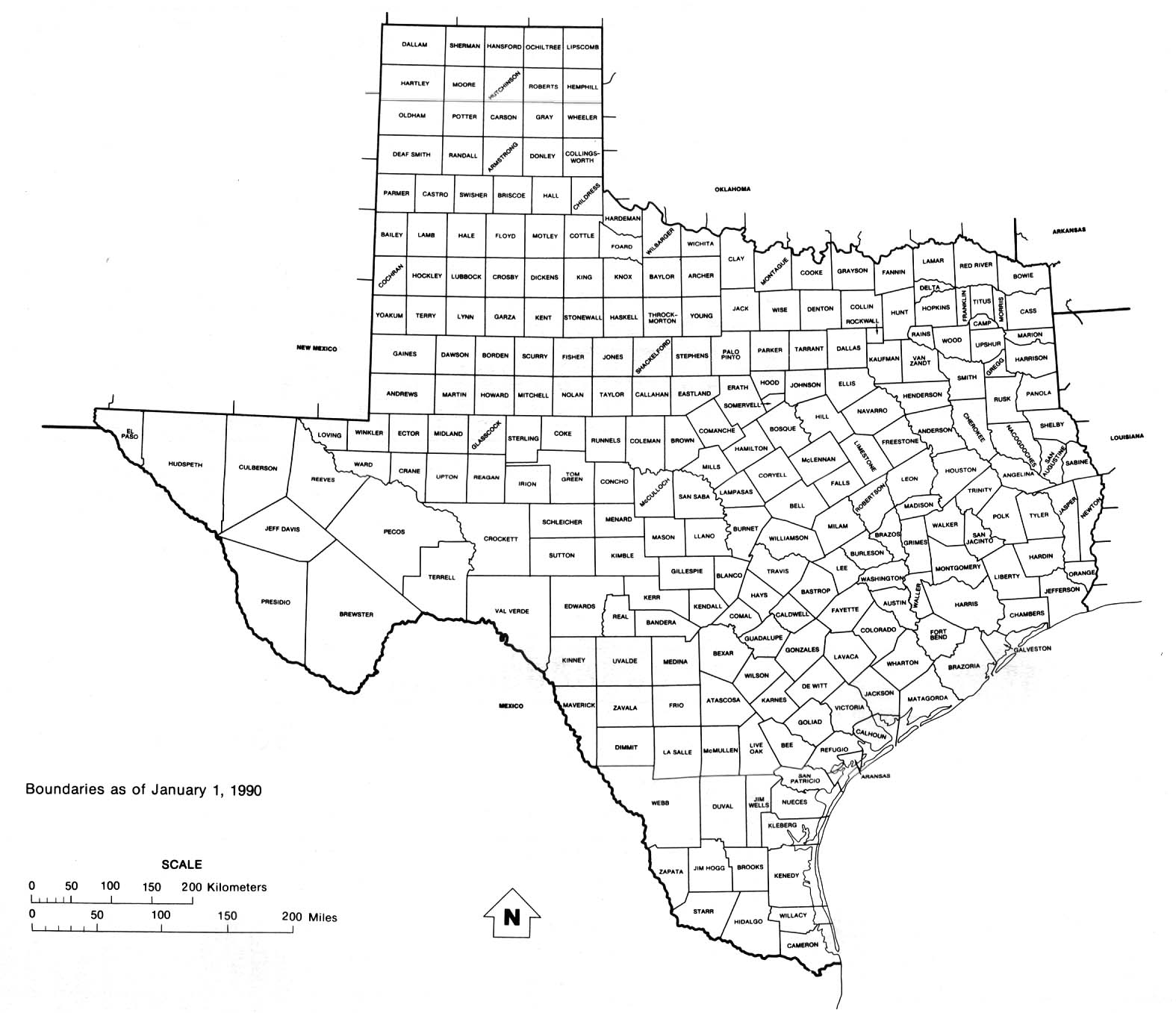 Texas Free Map Texas Free Map