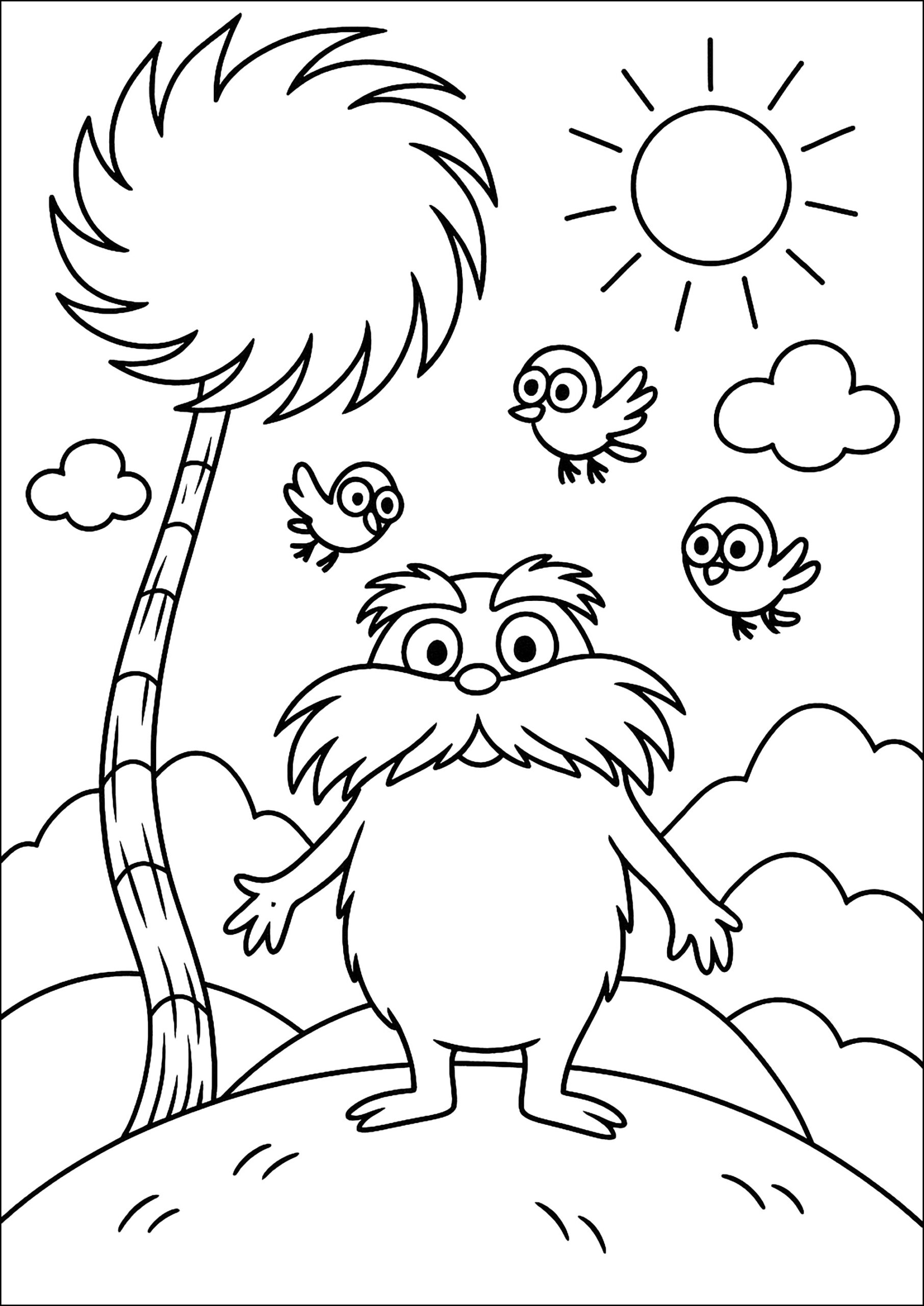 dr seuss coloring pages