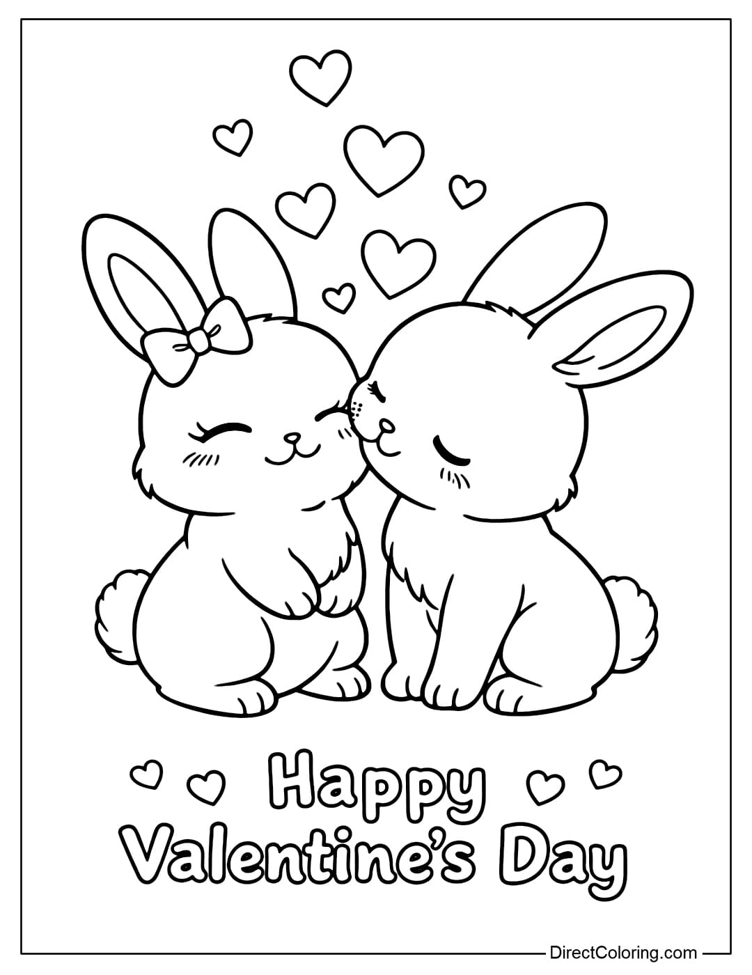 valentines day coloring pages