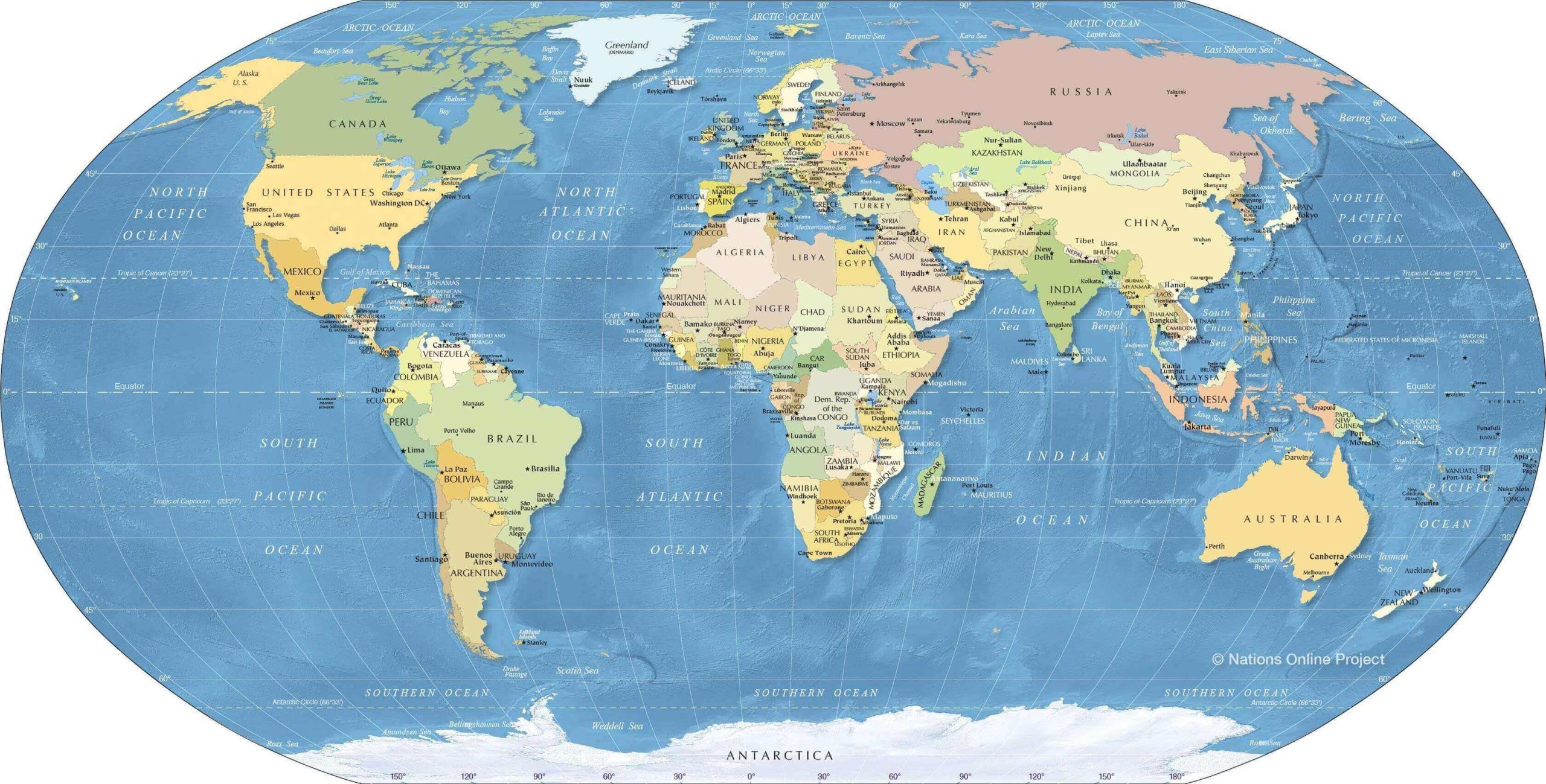 world map printable
