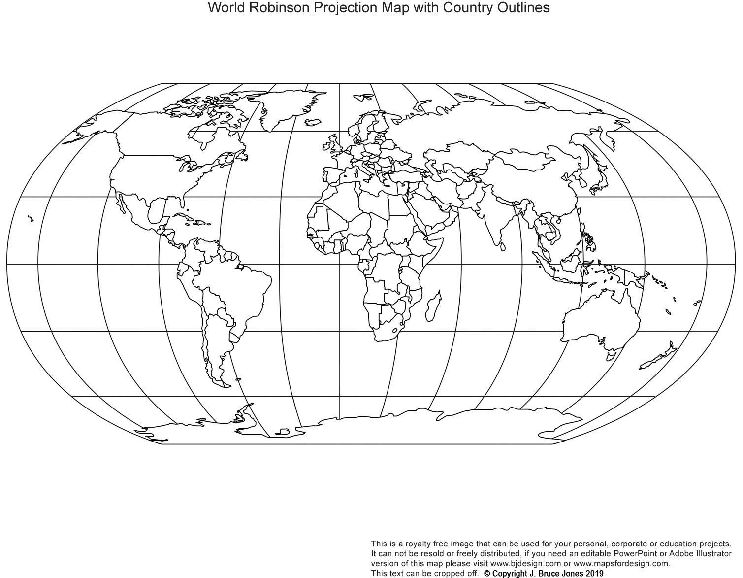outline of world map printable